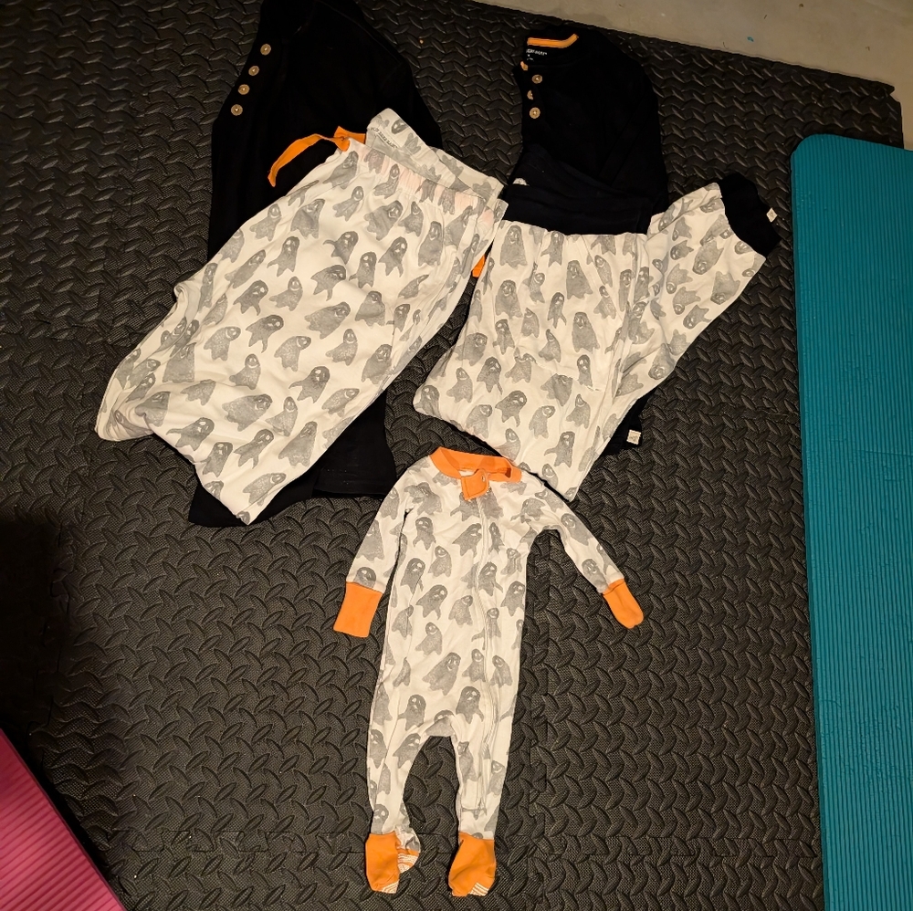 Burt's Bees matching family Halloween pj's